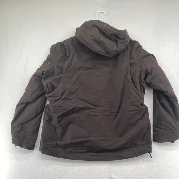 Carhartt Women's Caldwell Brown Full Swing Hooded Zip-up Jacket XL (16/18) NWT - Picture 9 of 12